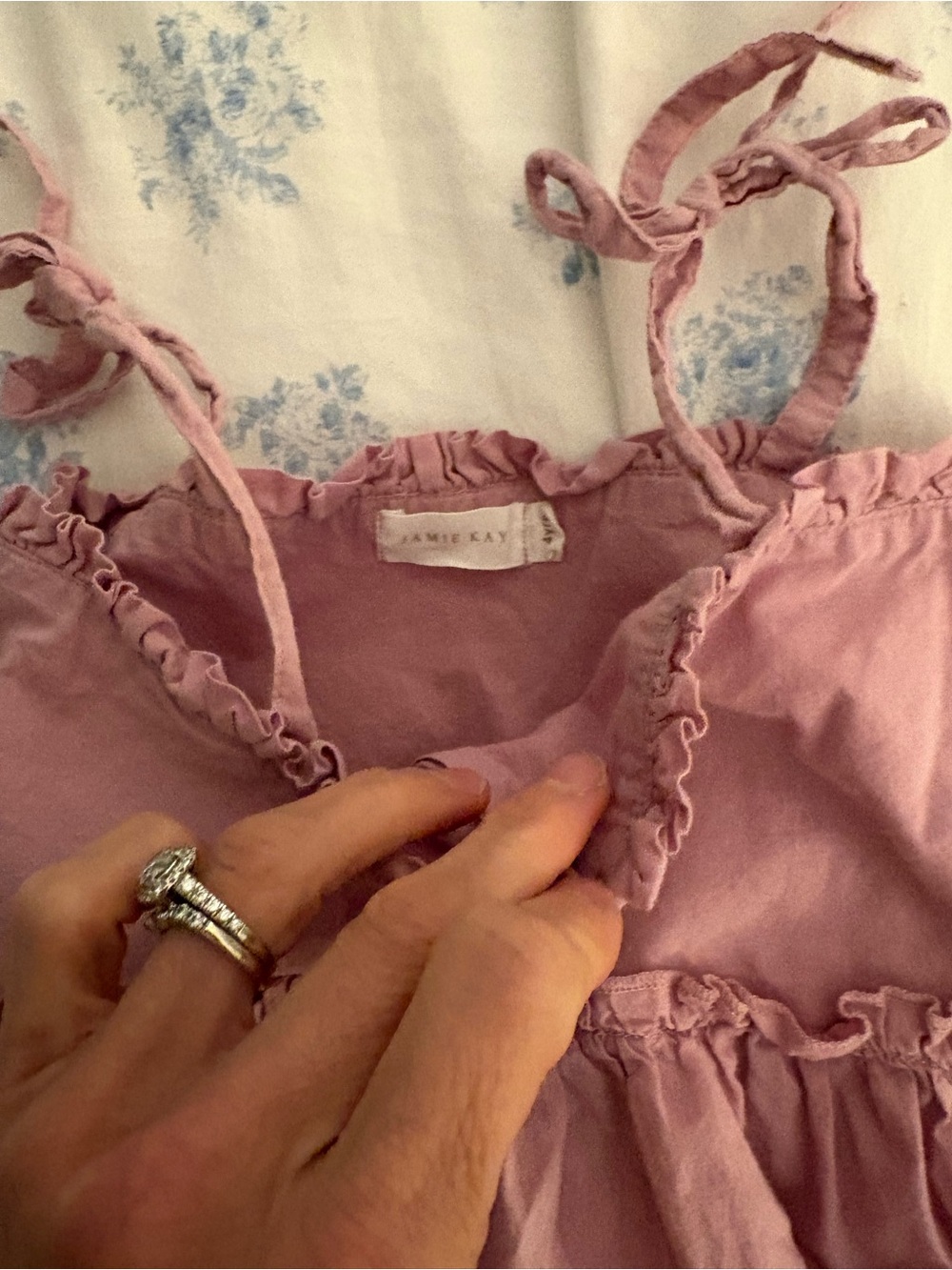 Jamie Kay Dusty Pink Ruffle Sundress - Picture 2 of 2